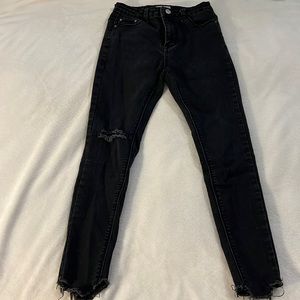 My Style Girls Black Ripped Jeans